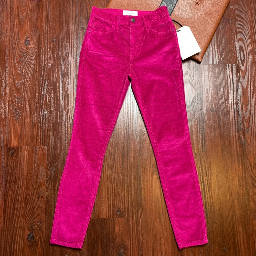 Current/Elliott High Waist Stiletto Corduroy Jeans